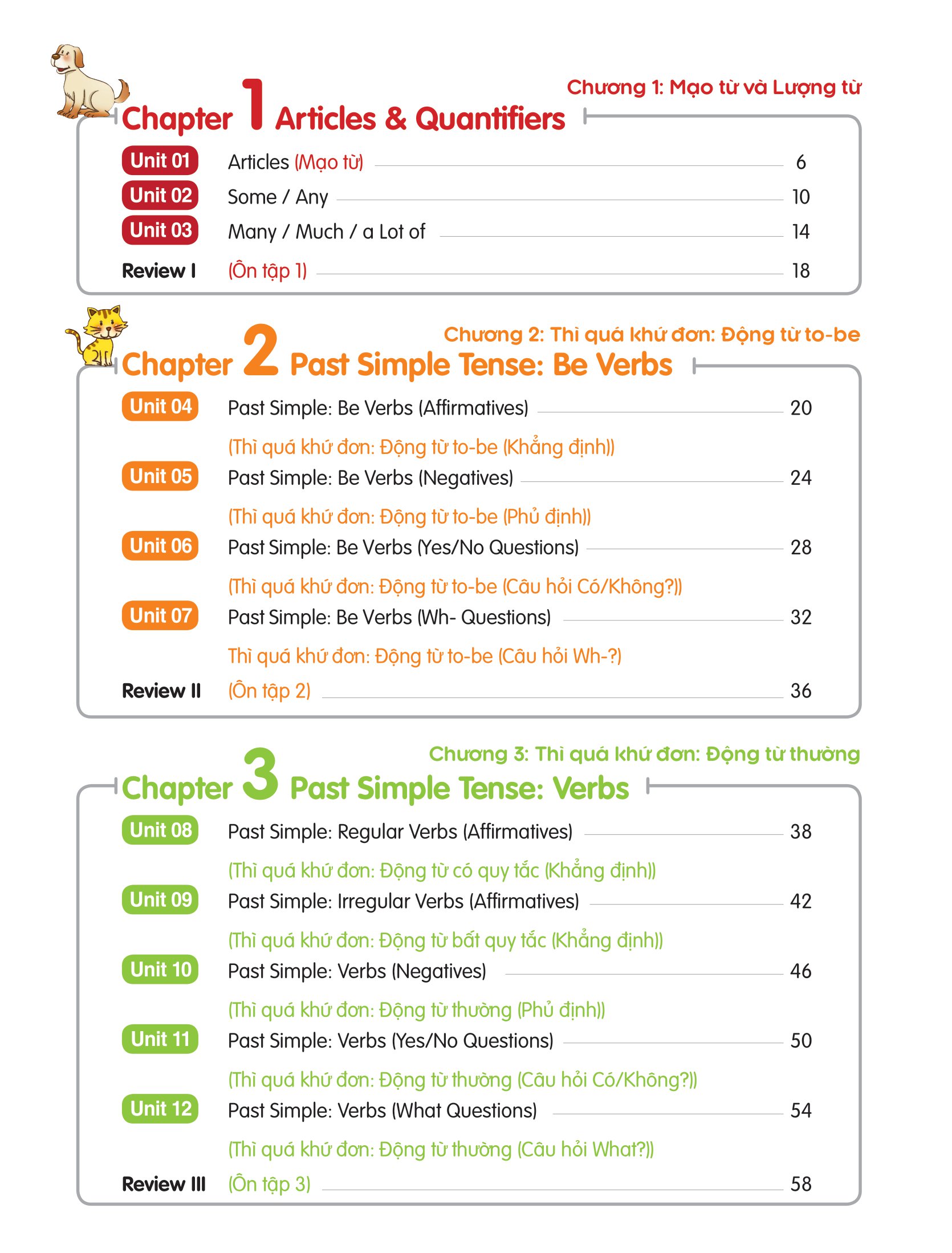 aha grammar - học nhanh toàn diện ngữ pháp tiếng anh lớp 5 theo chủ đề
