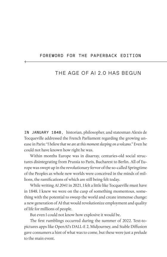 ai 2041 - ten visions for our future