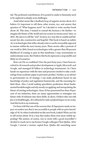 ai 2041 - ten visions for our future