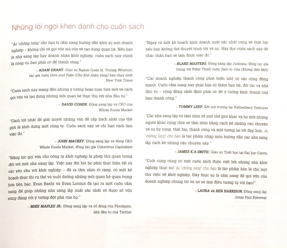 ai “chống lưng” cho bạn