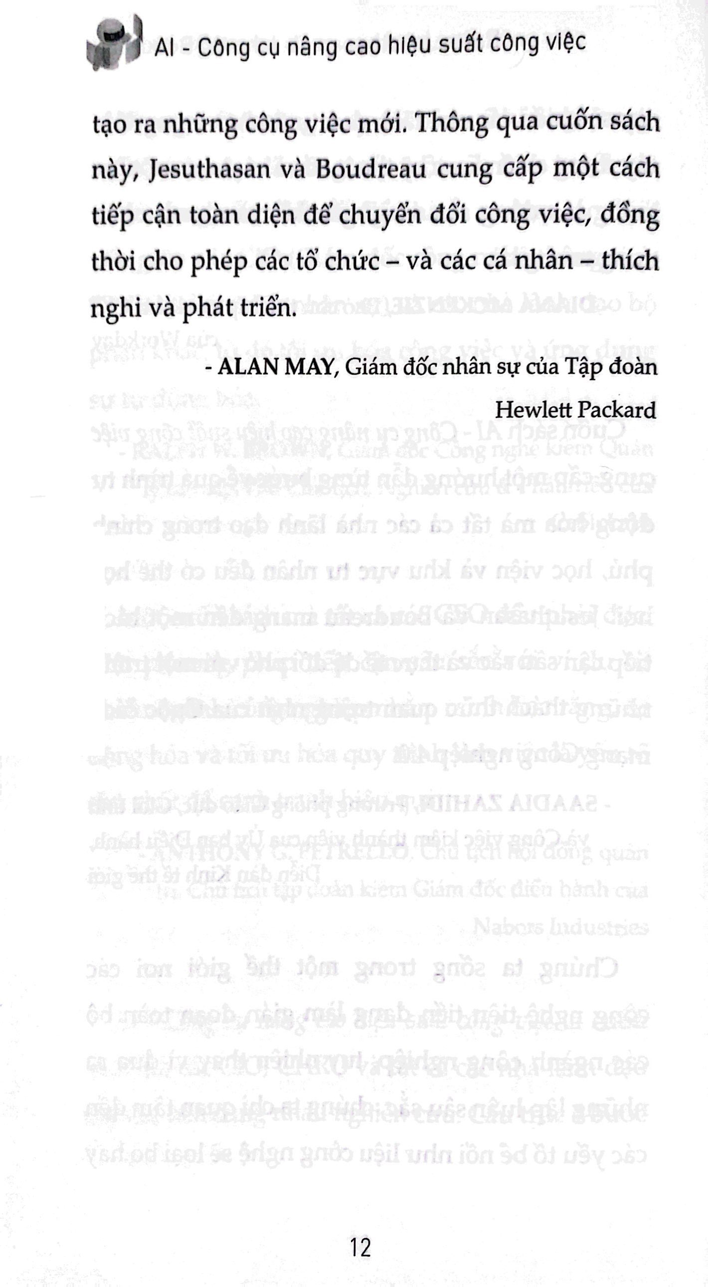 ai - công cụ nâng cao hiệu suất công việc