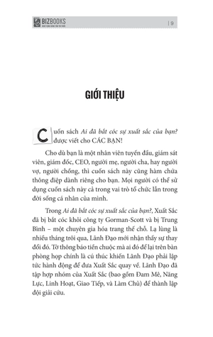 ai đã bắt cóc sự xuất sắc của bạn