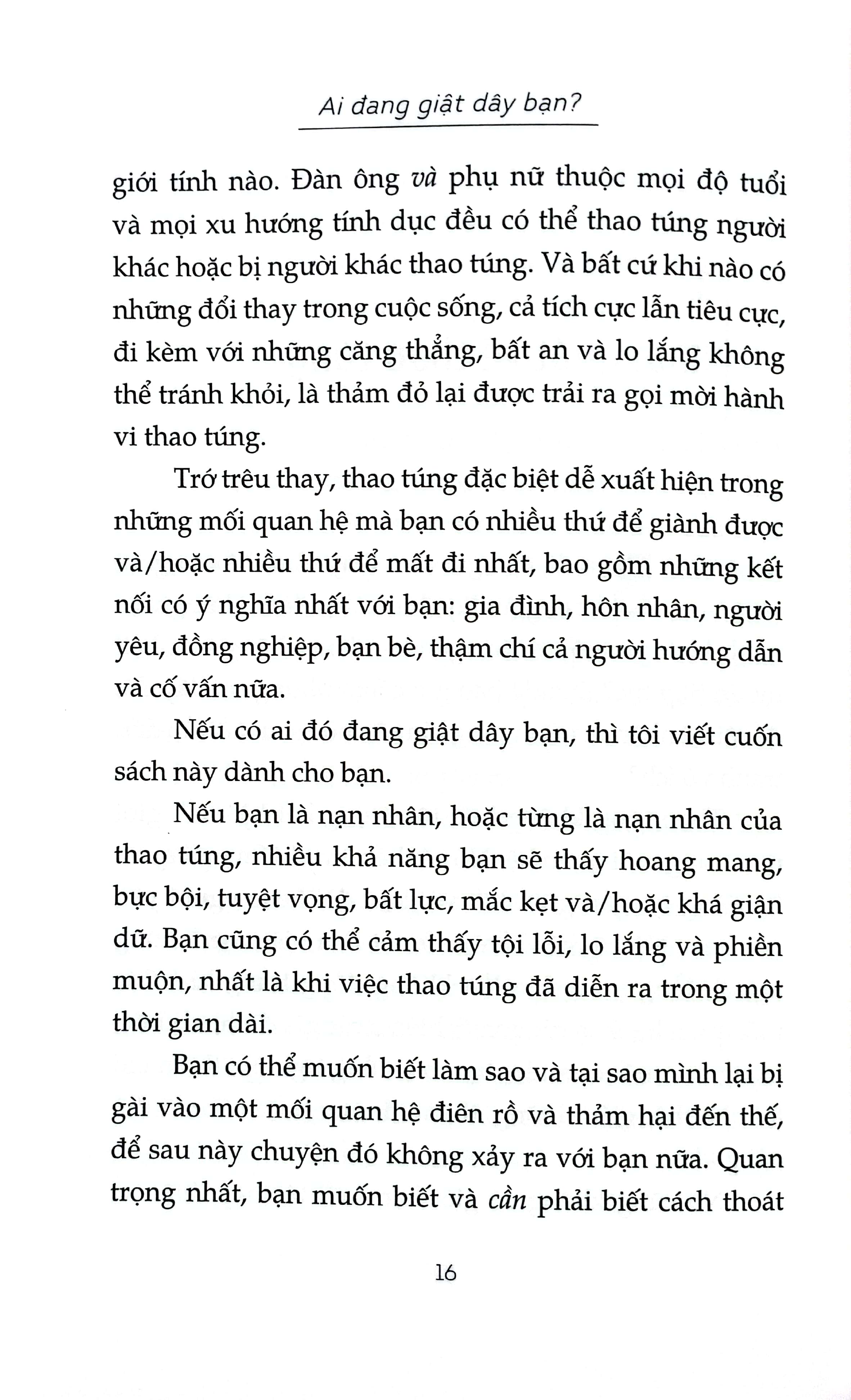 ai đang giật dây bạn