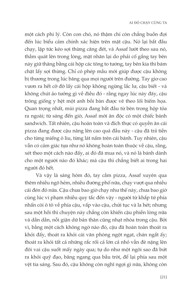 ai đó chạy cùng ta