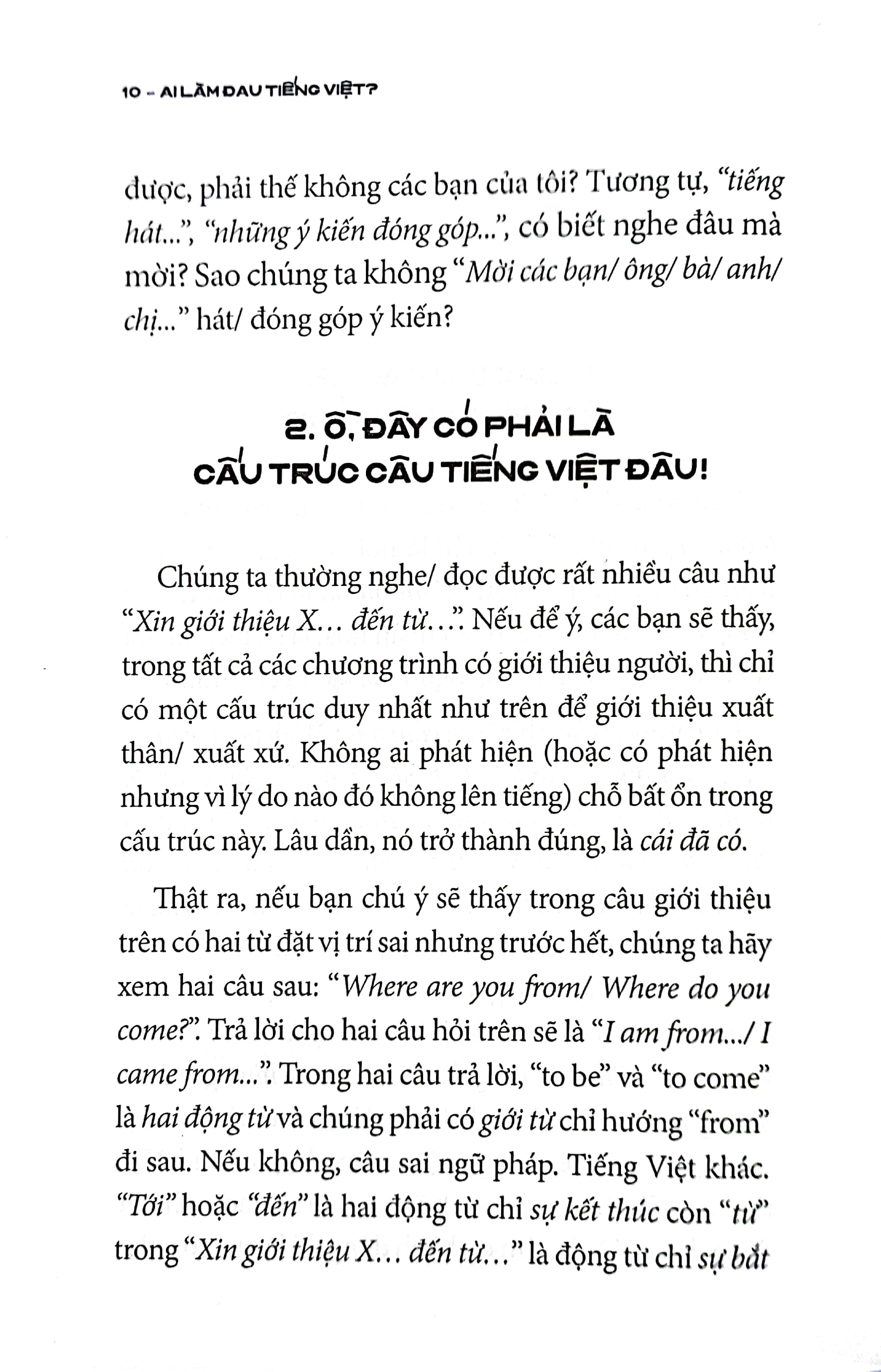 ai làm đau tiếng việt?