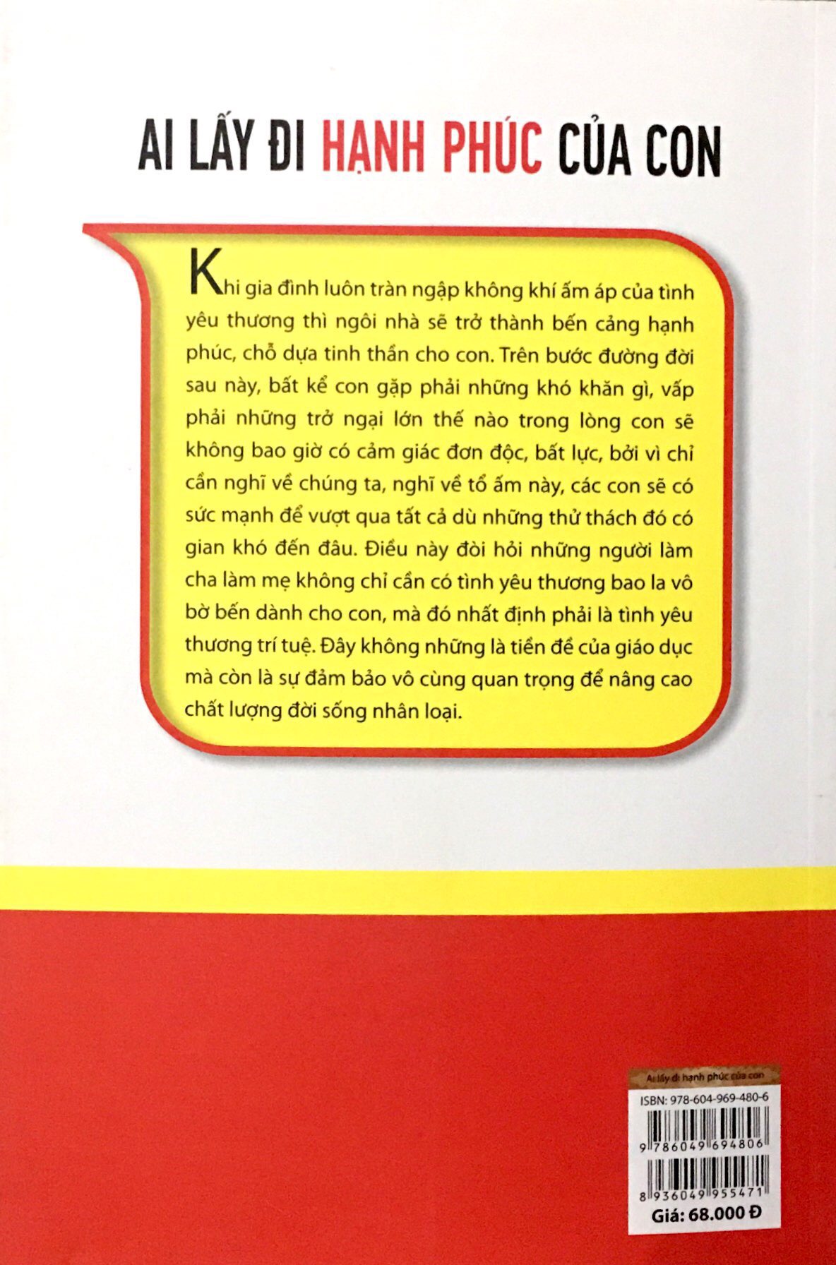 ai lấy đi hạnh phúc của con