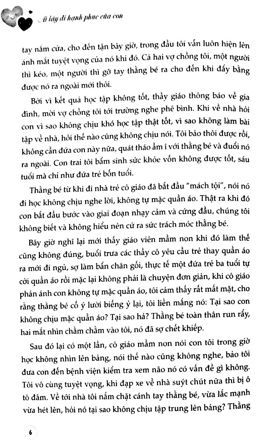 ai lấy đi hạnh phúc của con