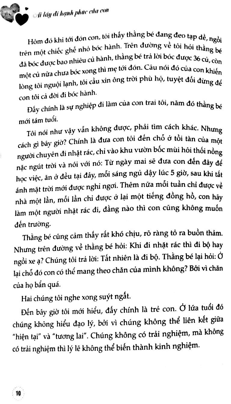 ai lấy đi hạnh phúc của con