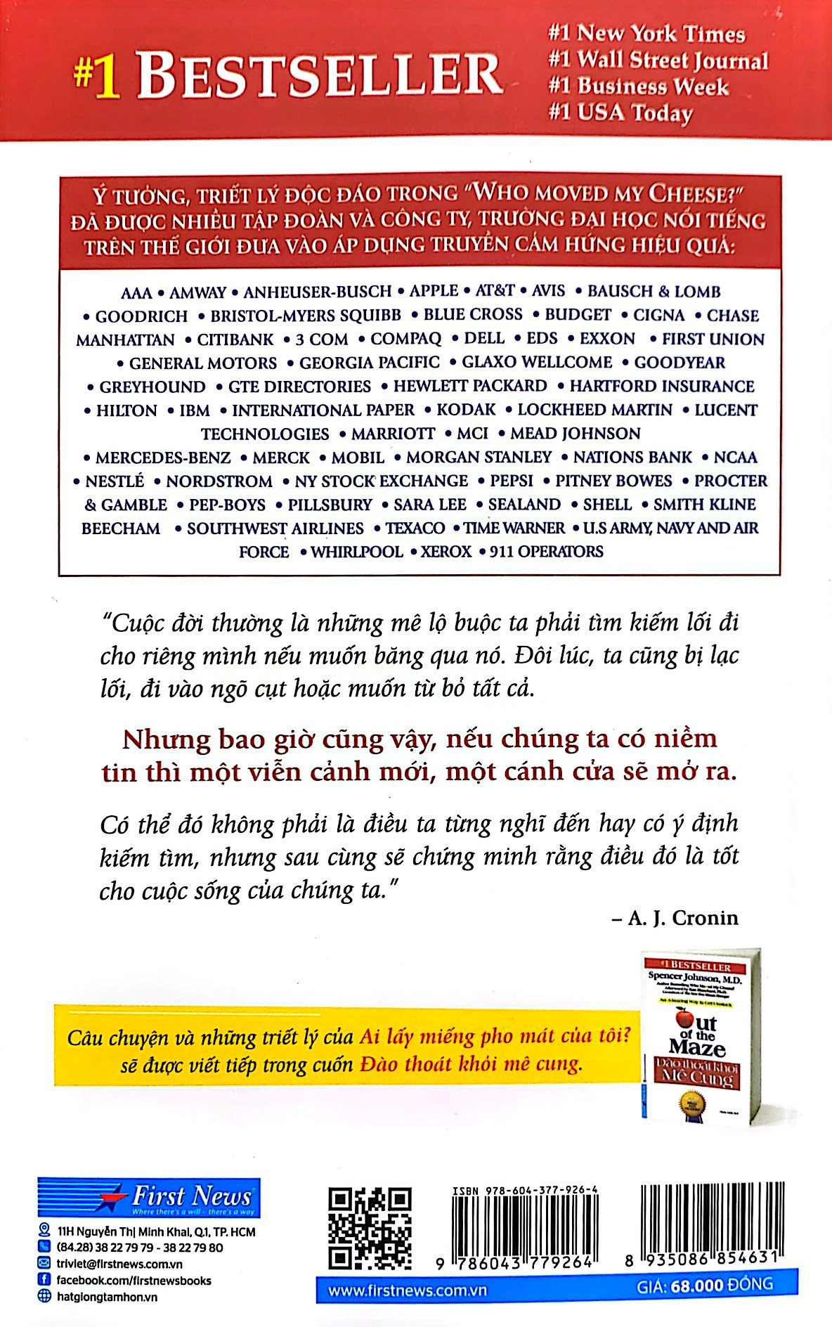 ai lấy miếng pho mát của tôi (tái bản 2021)