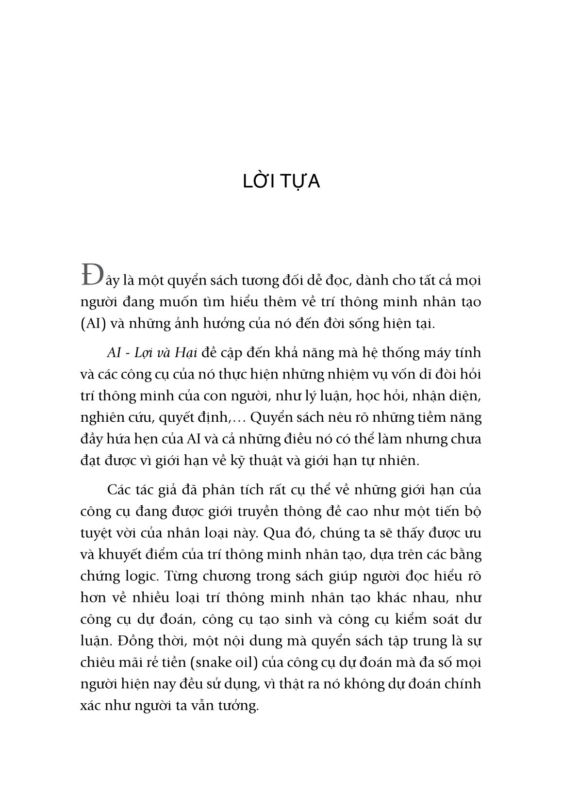 AI - Lợi và Hại - AI Snake Oil