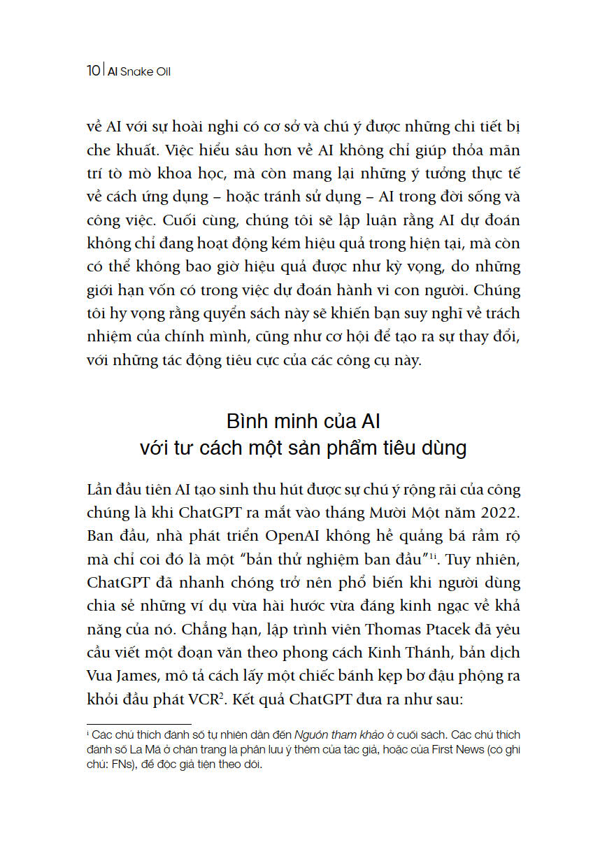 AI - Lợi và Hại - AI Snake Oil