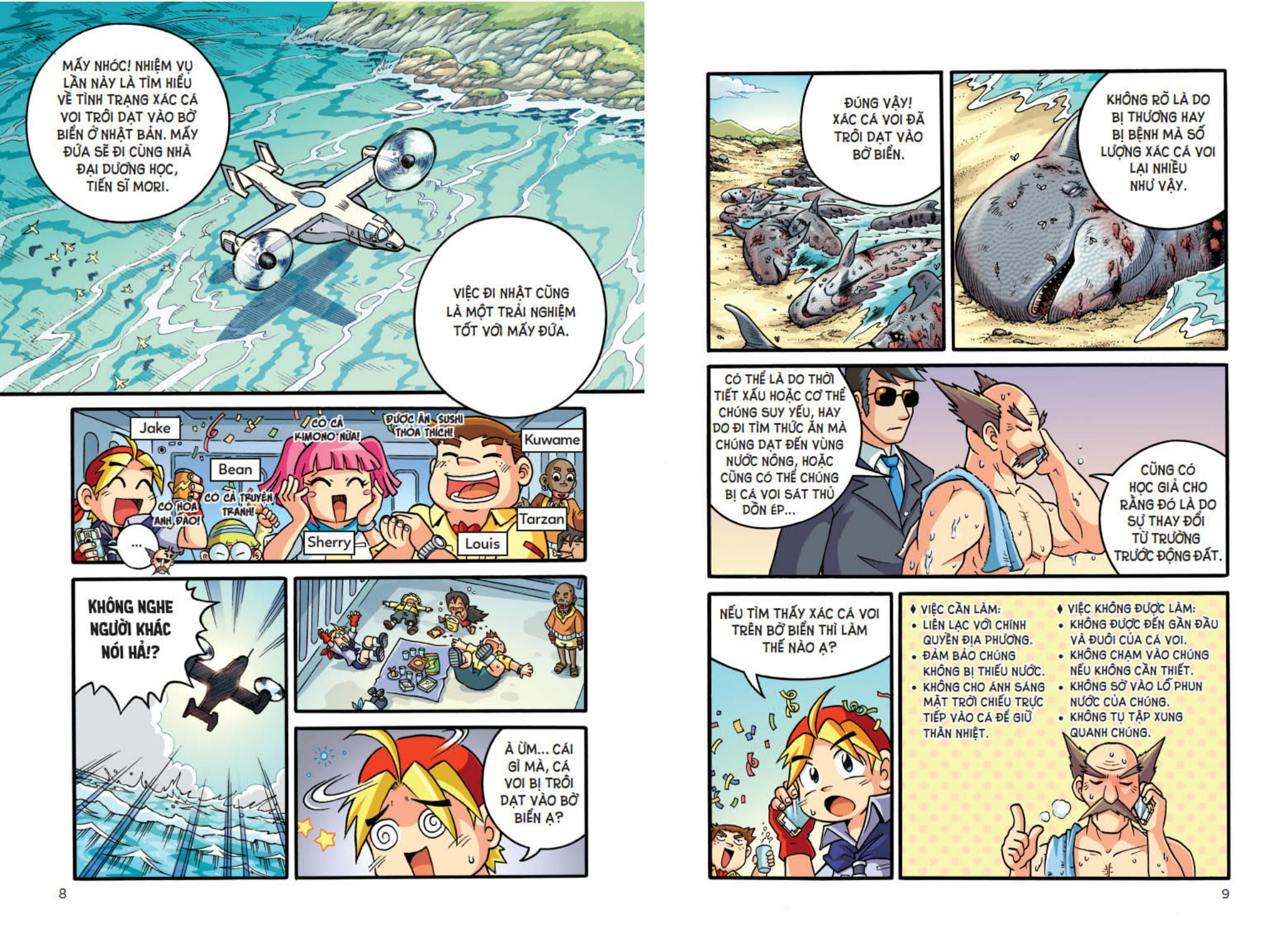 ai mạnh hơn? - cá voi vs. mực khổng lồ - trận chiến của quái vật biển sâu - tặng kèm sticker