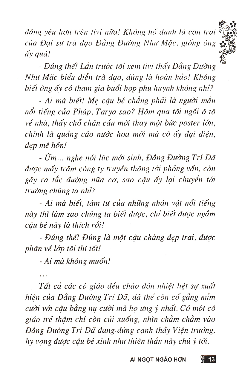 ai ngọt ngào hơn