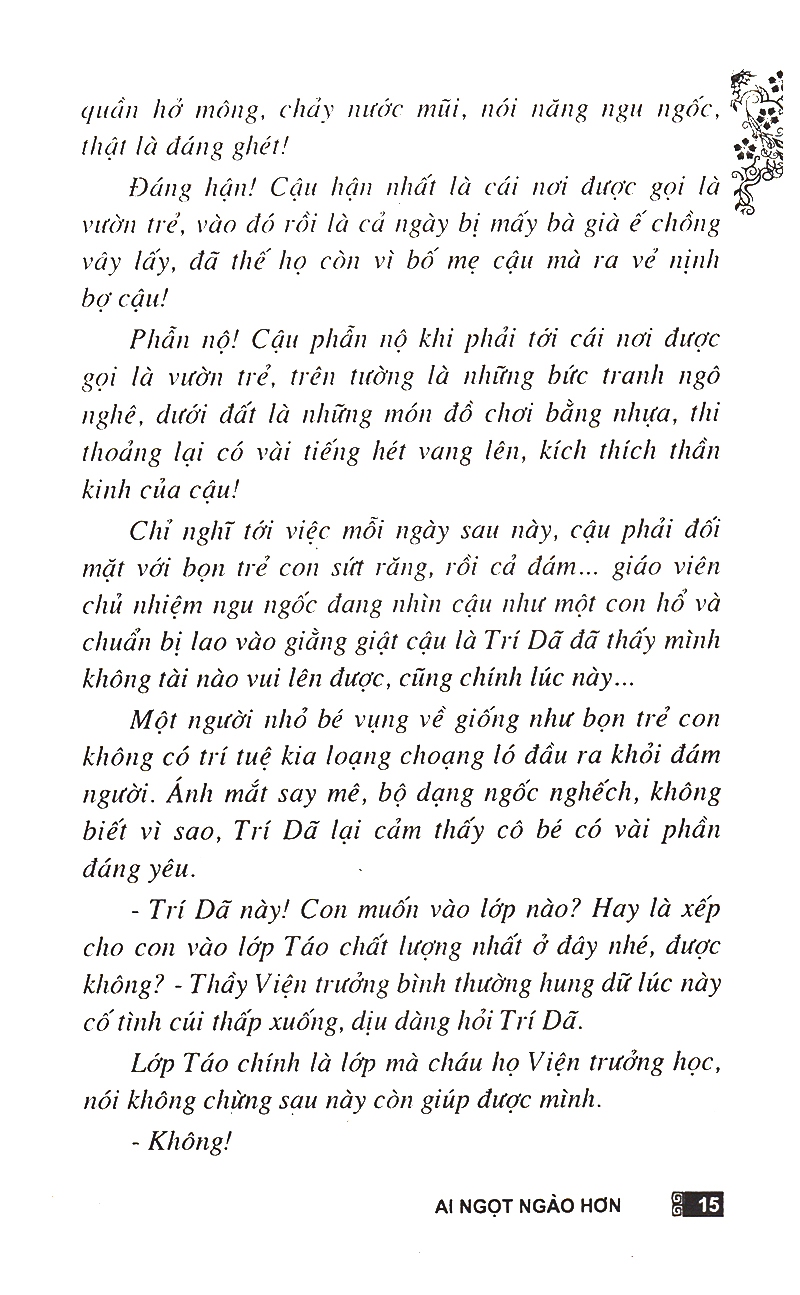 ai ngọt ngào hơn