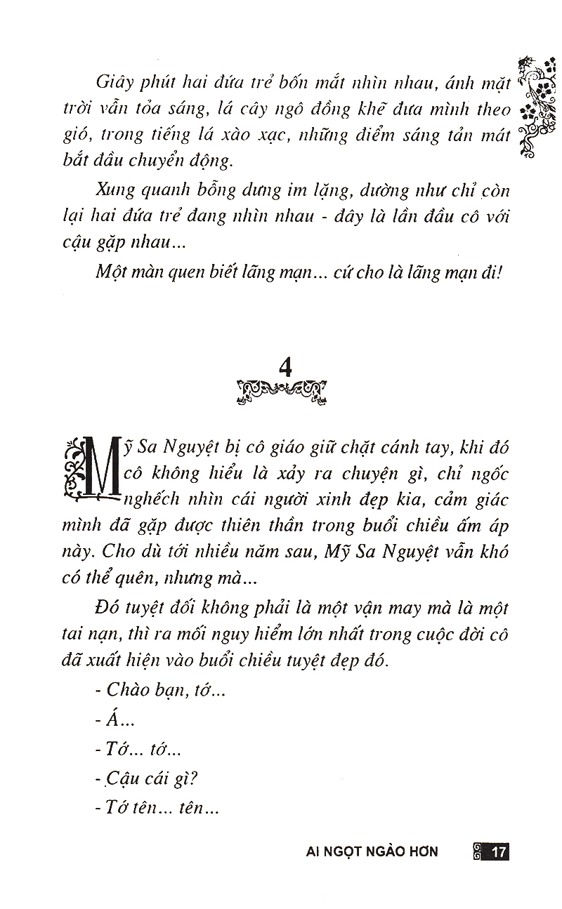 ai ngọt ngào hơn