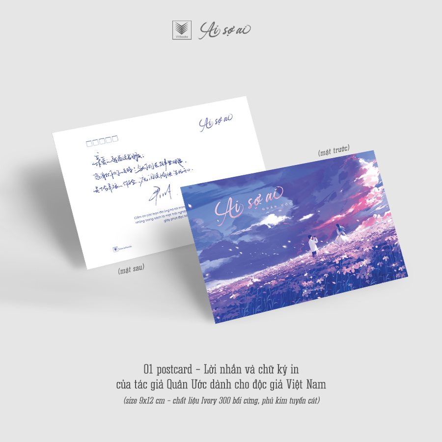 ai sợ ai - bản đặc biệt - tặng kèm 1 bookmark trong 1 mặt + 1 tấm bưu thiếp có lời nhắn và chữ ký của tác giả + 1 thẻ tin nhắn nhân vật + 2 huy hiệu tròn hình nhân vật