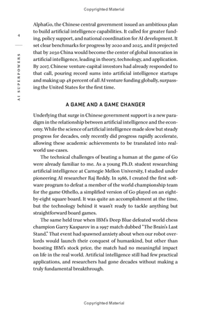 ai superpowers - china, silicon valley, and the new world order