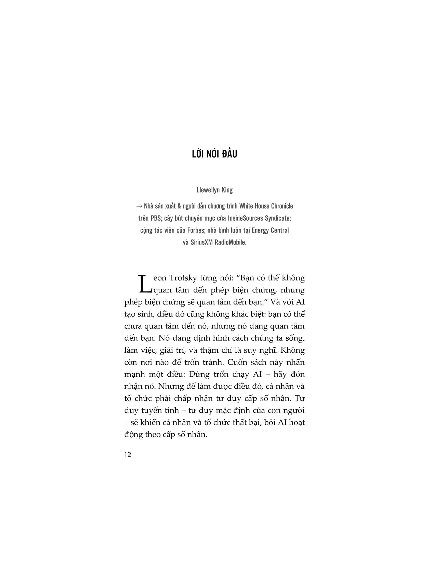 AI Tao Sinh - AI And Innovation