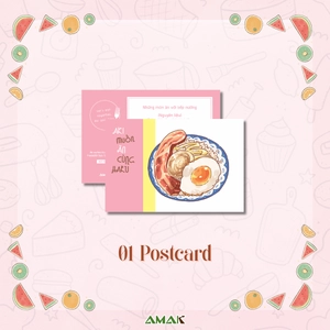 aki muốn ăn cùng haru - let's eat together, aki and haru - tập 2 - tặng kèm tấm sticker + clear bookmark + postcard hai mặt + giấy note để bàn bữa ăn giáng sinh