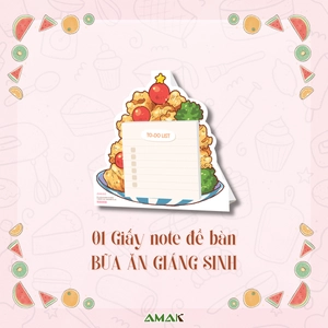 aki muốn ăn cùng haru - let's eat together, aki and haru - tập 2 - tặng kèm tấm sticker + clear bookmark + postcard hai mặt + giấy note để bàn bữa ăn giáng sinh