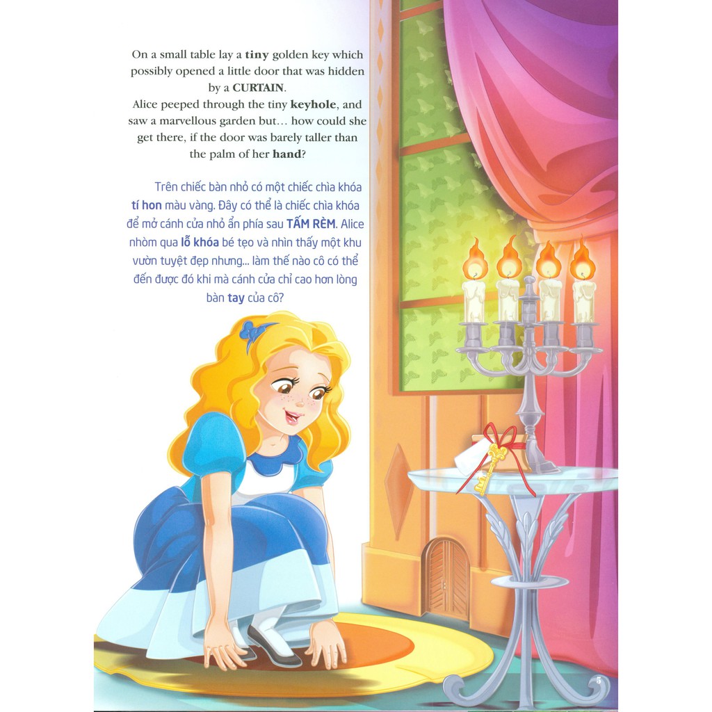 Alice Lac Vao Xu So Than Tien (Song Ngu Anh - Viet)