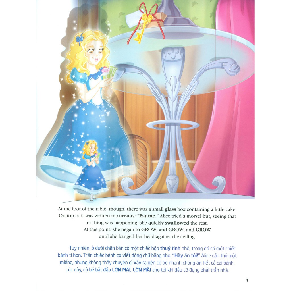 Alice Lac Vao Xu So Than Tien (Song Ngu Anh - Viet)