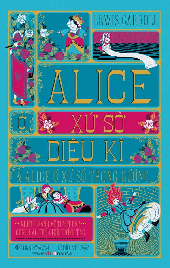 alice ở xứ sở diệu kì và alice ở xứ sở trong gương (bìa cứng)