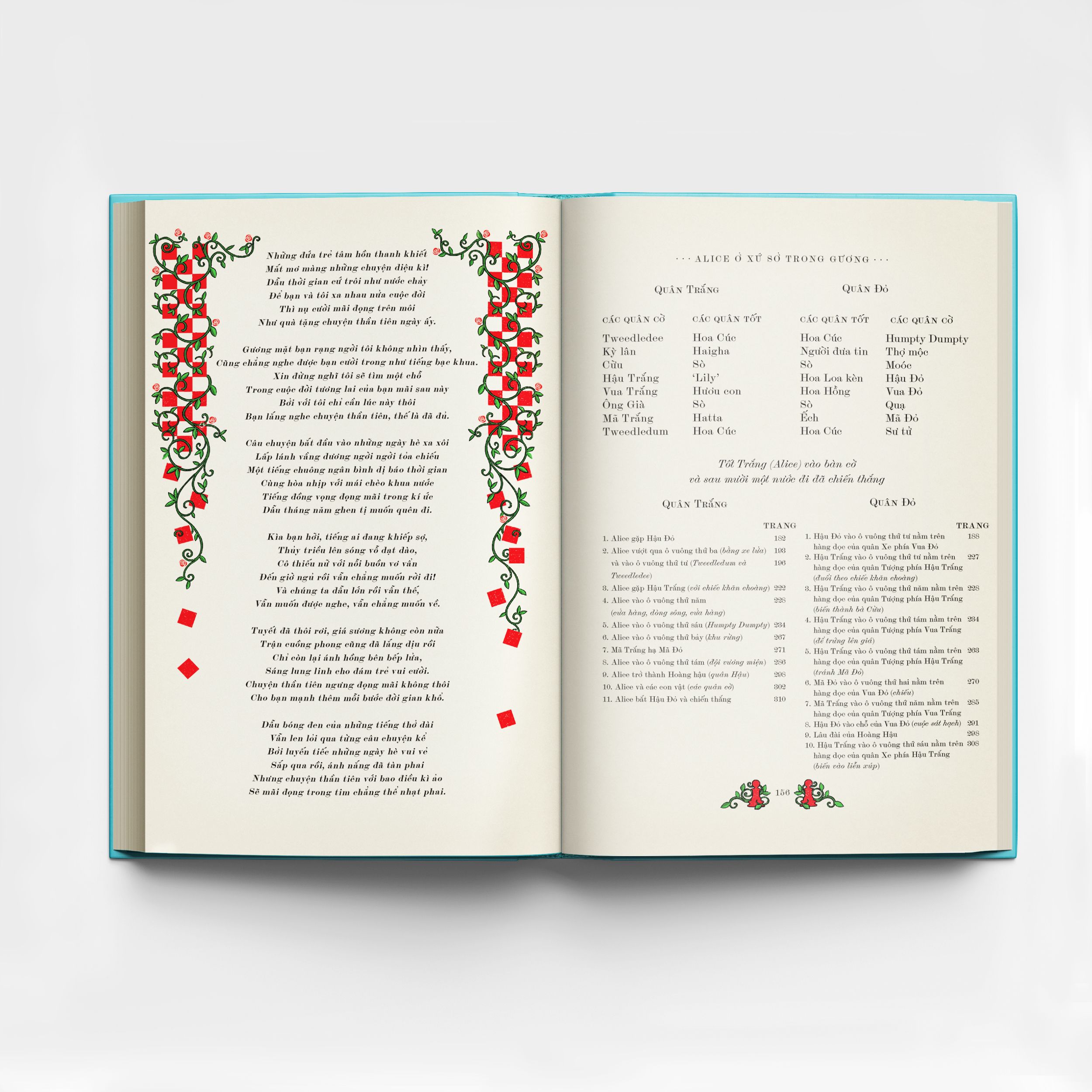 alice ở xứ sở diệu kì và alice ở xứ sở trong gương (bìa cứng)