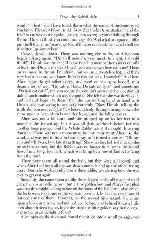 alice's adventures in wonderland