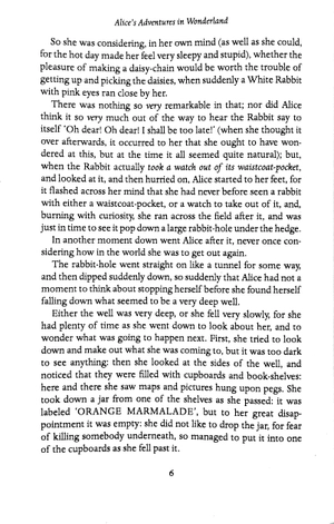 alice's adventures in wonderland and through the looking glass