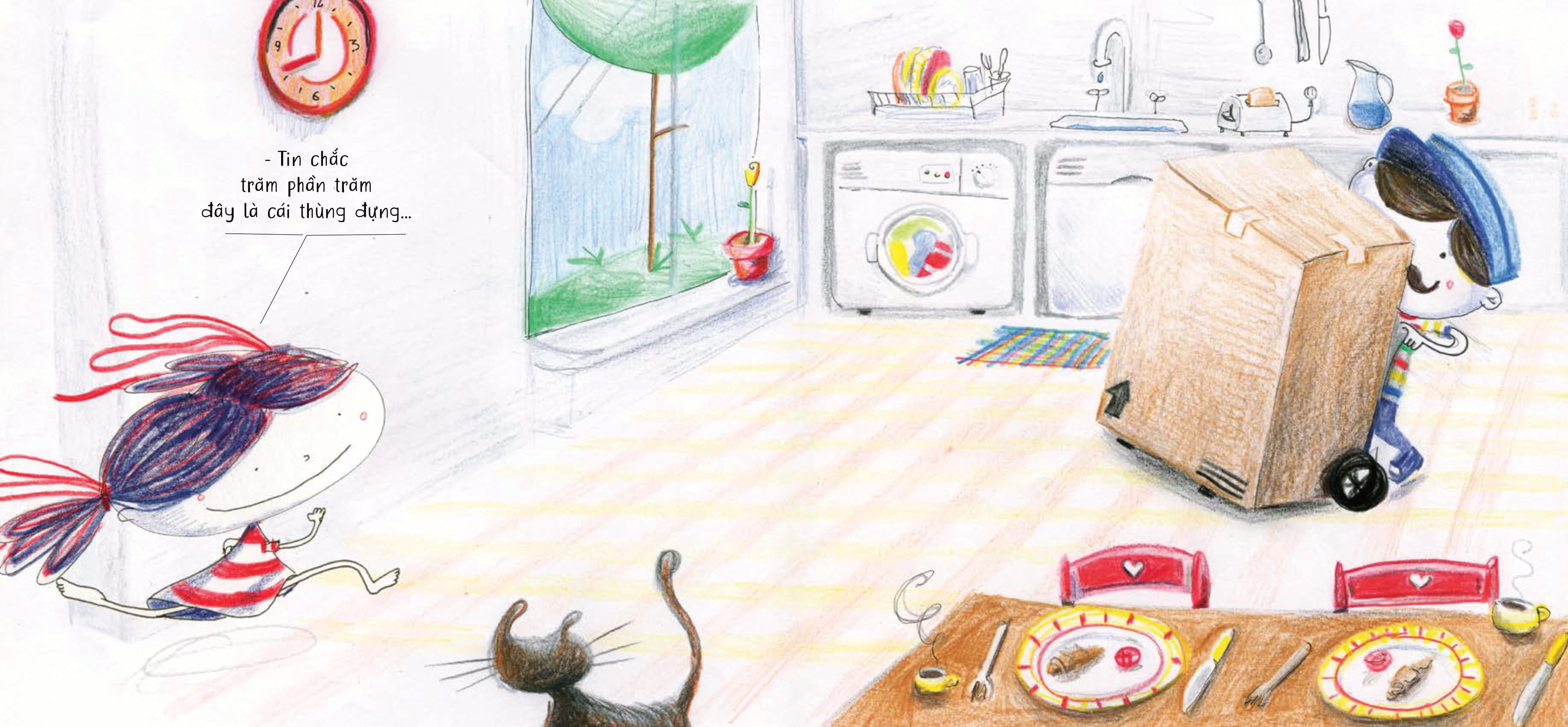 alina hiếu kì - thêm một cái thùng, biết dùng làm gì?