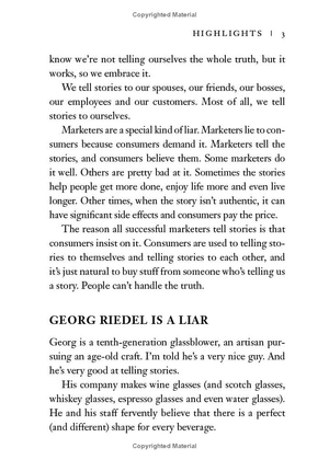 all marketers are liars