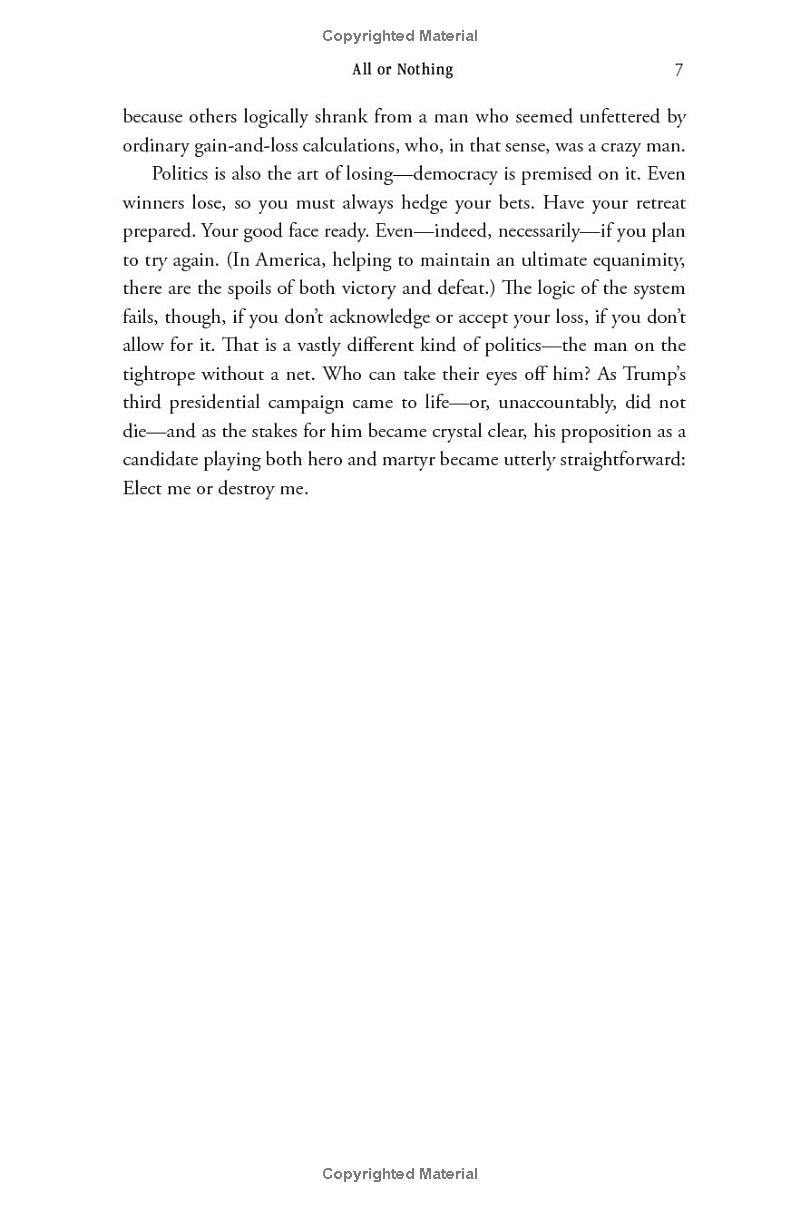 All Or Nothing - How Trump Recaptured America