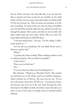 all the bright places: film tie-in