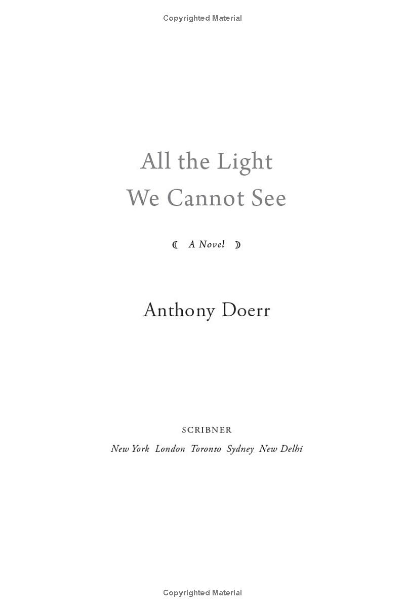 all the light we cannot see