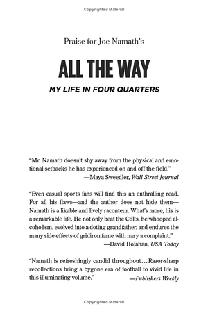 all the way: football, fame, and redemption (special exclusive edition)