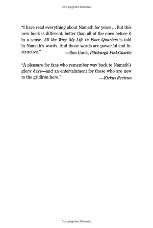 all the way: football, fame, and redemption (special exclusive edition)