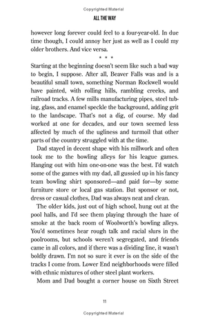 all the way: my life in four quarters