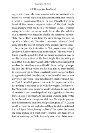 all things are too small - essays in praise of excess