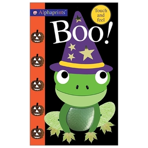 alphaprints: boo!: touch and feel