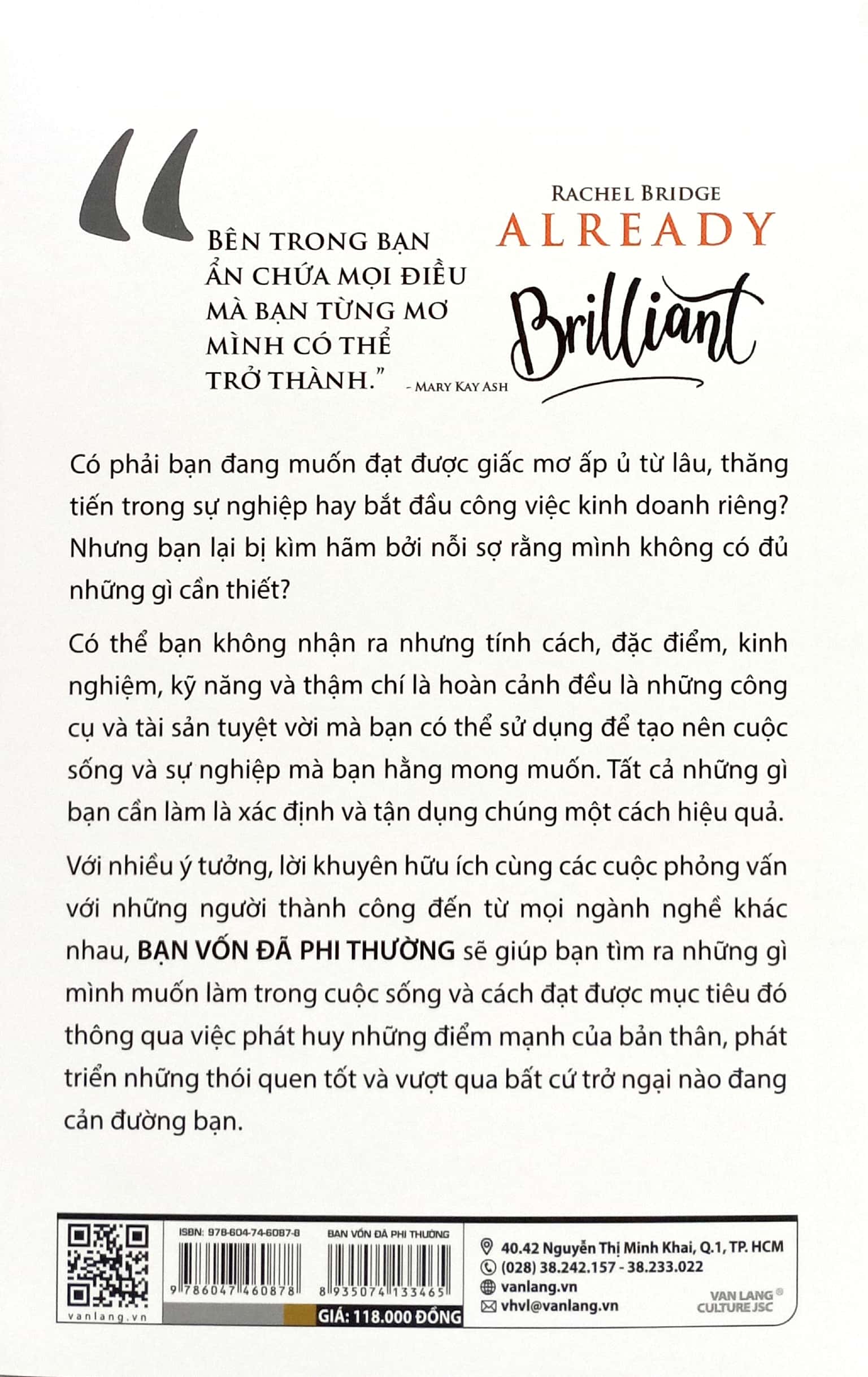 already brilliant - bạn vốn đã phi thường