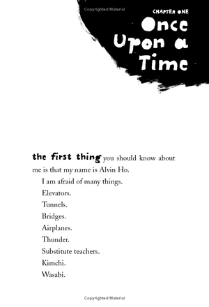 alvin ho: allergic to girls, school, and other scary things