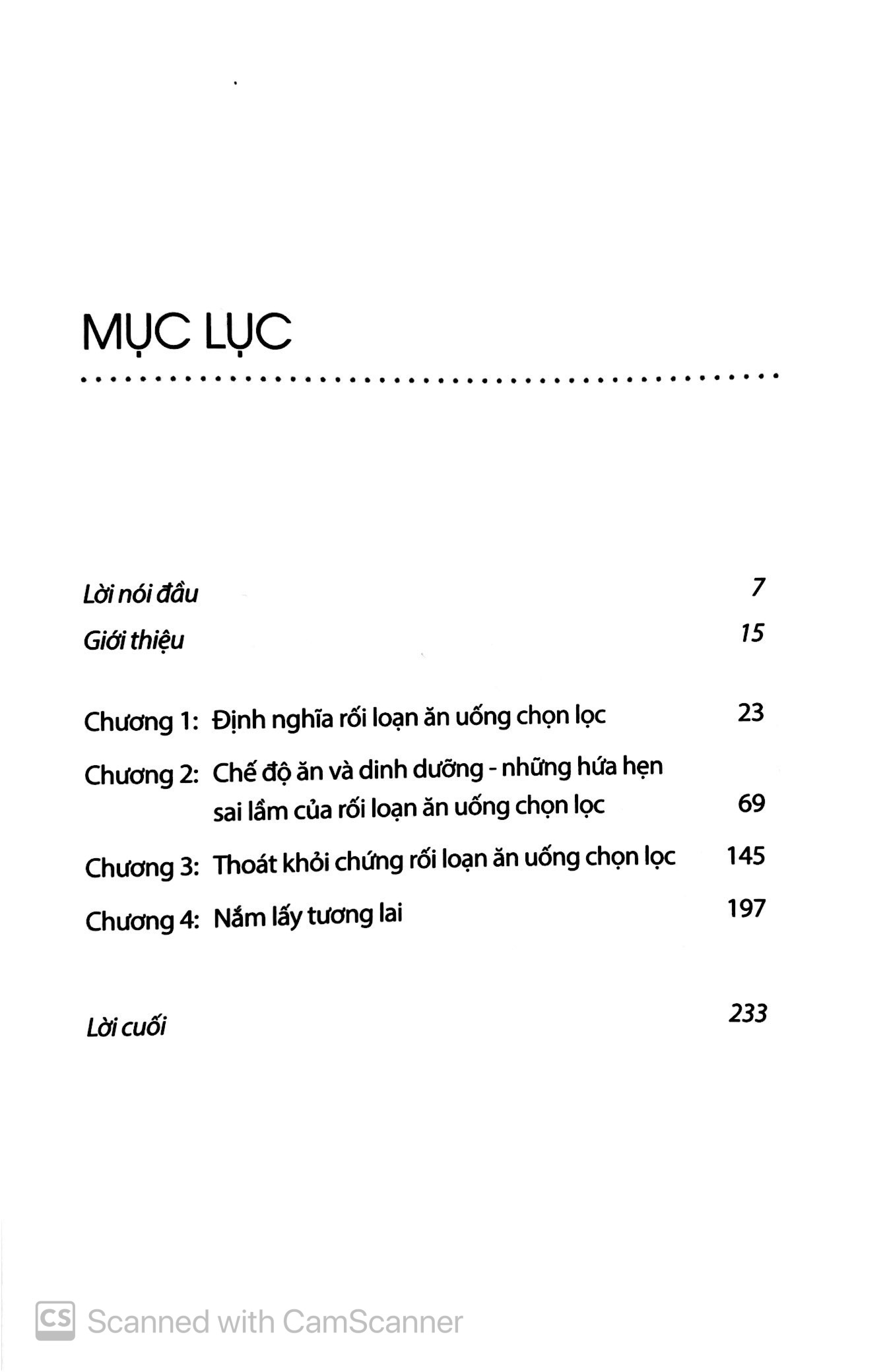 ám ảnh ăn sạch