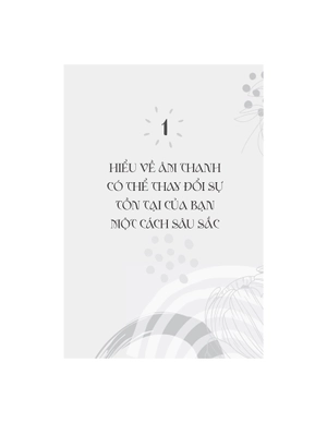 âm thanh chữa lành thân tâm