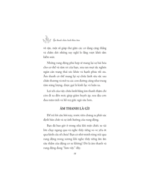 âm thanh chữa lành thân tâm