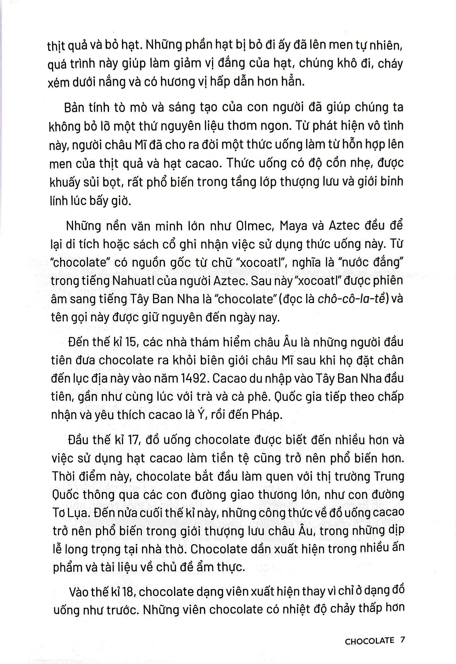 ẩm thực chinh phục thế giới - chocolate