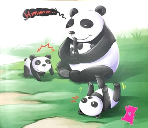 amazing animals - những loài vật đáng kinh ngạc! - gấu trúc núc na núc ních