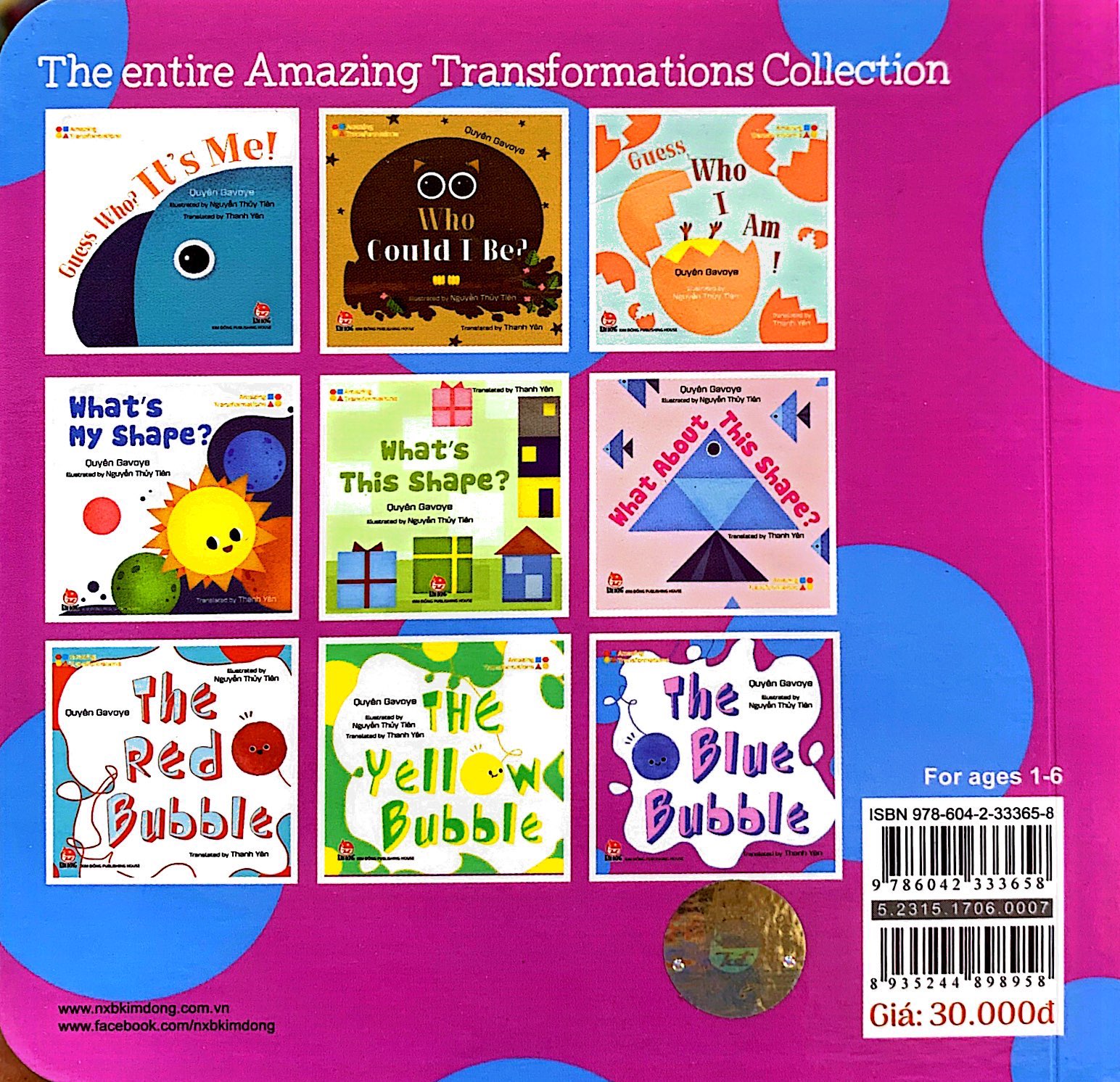 amazing transformations - the blue bubble - bìa cứng