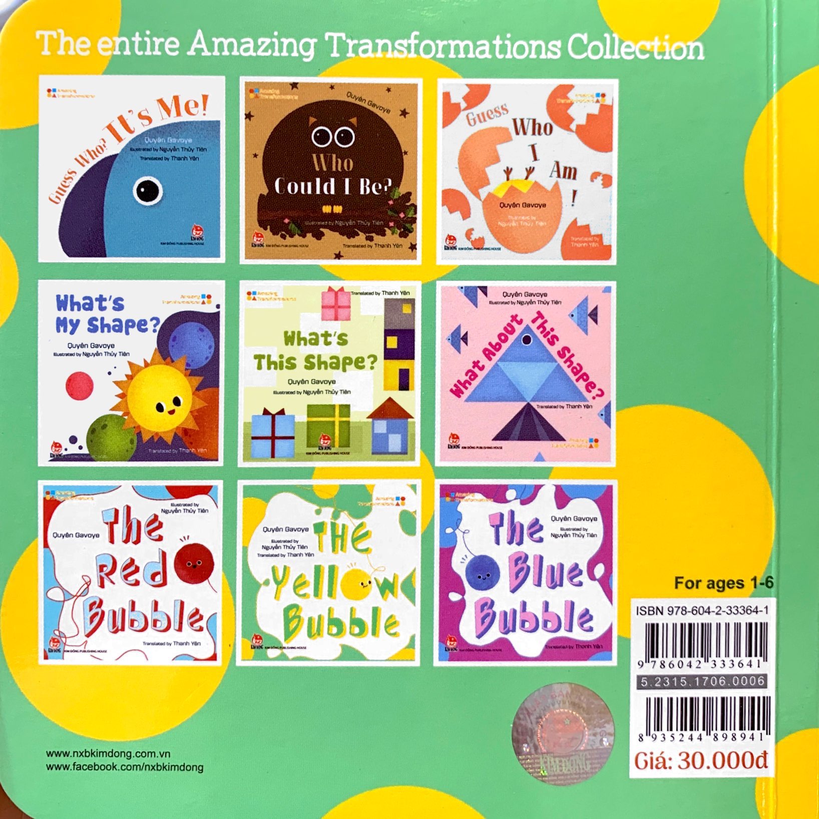 amazing transformations - the yellow bubble - bìa cứng