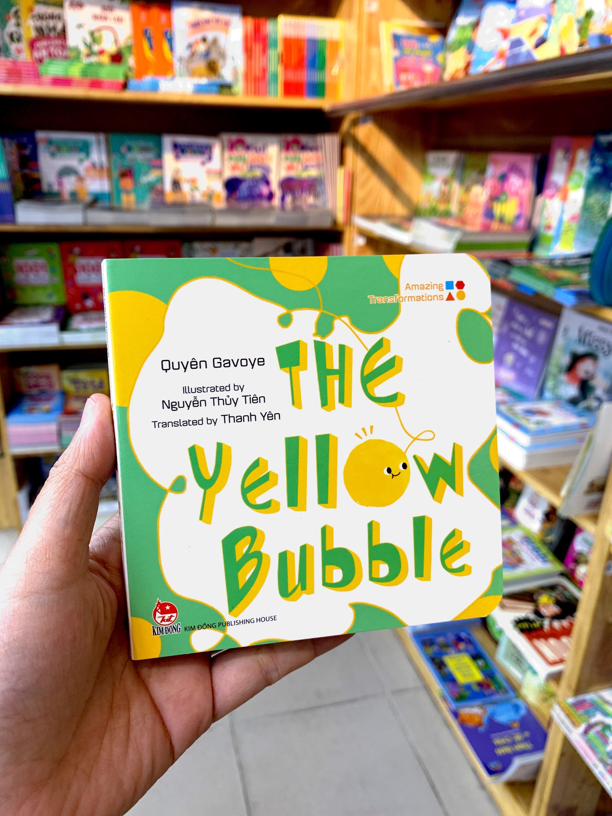 amazing transformations - the yellow bubble - bìa cứng